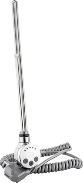 Полотенцесушитель электрический Lemark Mars LM35607E 50х60 см с терморегулятором (детальная фотография), хром