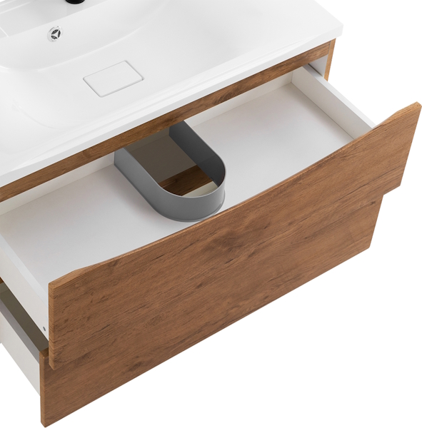 Тумба под раковину подвесная BelBagno Marino 100 см rovere nature MARINO-1000-2C-SO-RN-P (детальная фотография), 100 см