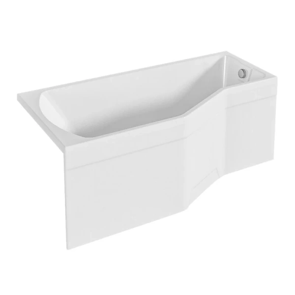 Ванна акриловая 1MarKa Convey 01кон1775лкп/01кон1775пкп, 170 x 75 см, левая/правая, цвет белый (детальная фотография)