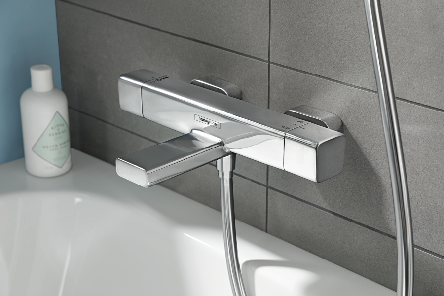 Смеситель для ванны Hansgrohe Ecostat E хром 15774000 (детальная фотография), для ванны