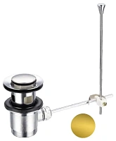 Донный клапан Cezares CZR золото