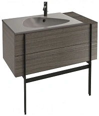 Тумба с раковиной Jacob Delafon Nouvelle Vague EB3031-G1C 100 см с ящиками