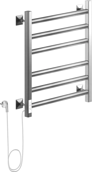 Полотенцесушитель электрический Ника Step 60/50 см хром левый STEP-3 60/50 лев (детальная фотография)