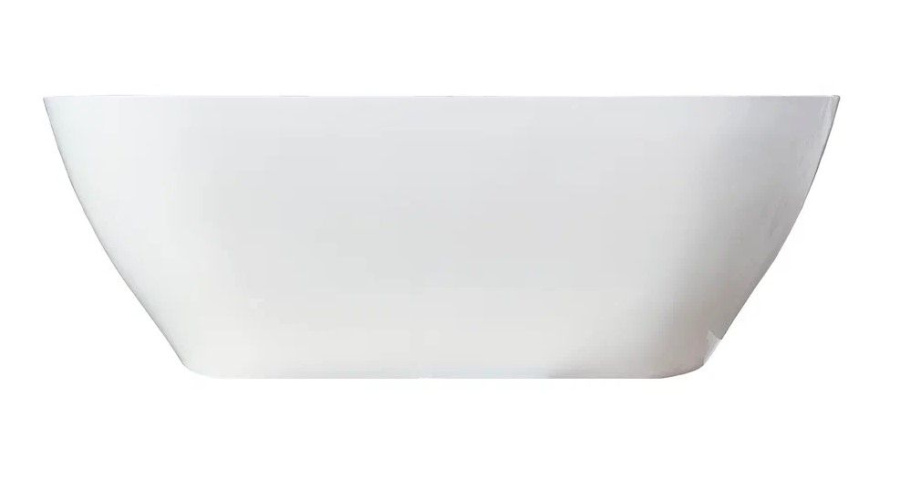 Ванна из литьевого мрамора Эстет Майами 170x85 см белая матовая ФР-00014539 (детальная фотография), современныe, hi-tech