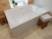 Ванна акриловая Vayer Kasandra 195 х 135 см, прямоугольная, белая, Гл000025030