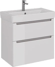 Тумба с раковиной Lemark Buno LM04B80T 80 см с двумя ящиками