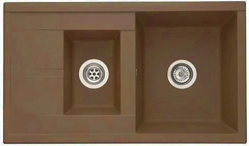 Мойка для кухни Акватон Делия 87 см терракотовая - фото 7