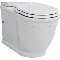 Чаша для унитаза-компакта Artceram Hermitage белая