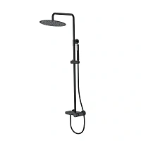 Душевая стойка Boheme Stick черная матовая