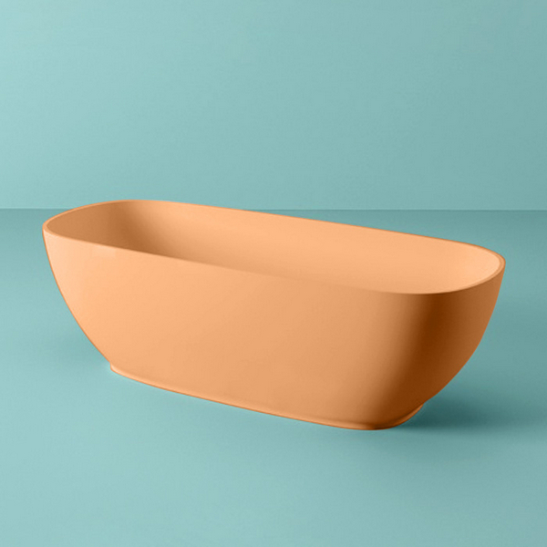 Ванна отдельностоящая из искусственного камня, arancio cammeo, Artceram Hoop ACW002 13 arancio cammeo (детальная фотография)
