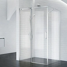 Душевой уголок BelBagno Acqua 120x100 см с прозрачным стеклом