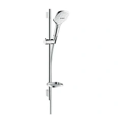 Душевой набор хром-белый Hansgrohe Raindance Select