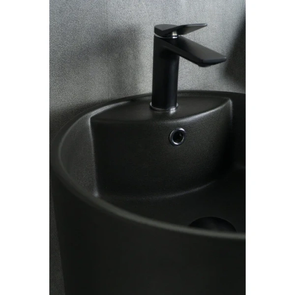 Раковина напольная GID Autonomo Nb135bg 45 см черная 81109 (детальная фотография), 45 см