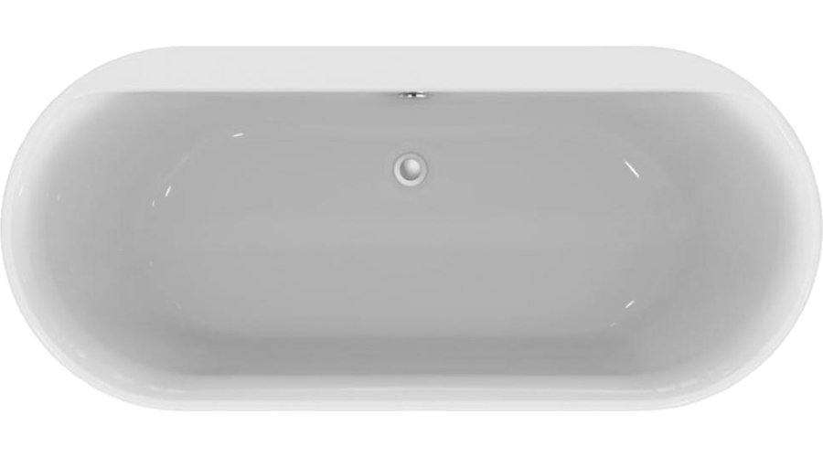 Ванна акриловая Ideal Standard Connect Air E1068 180х80 см встраиваемая (детальная фотография), акриловые