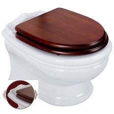 Унитаз подвесной Migliore Milady 20903 бронзовый декор