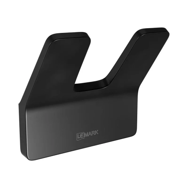 Крючок для ванной Lemark Smooth Line черный матовый 9712005 (детальная фотография)