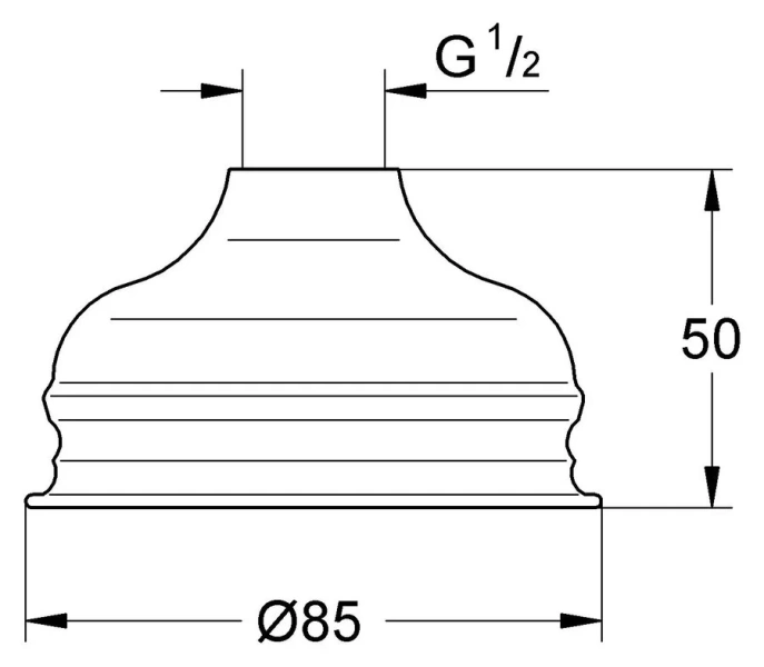 Верхний душ Grohe Relexa 28404000 (детальная фотография), хром
