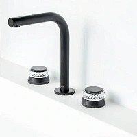 Смеситель для раковины Boheme Aura черный