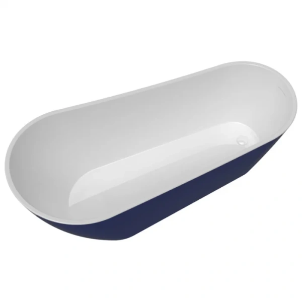 Ванна акриловая Delice Riviera 170х74 см синяя матовая DLR440103Bu (детальная фотография), современныe, hi-tech