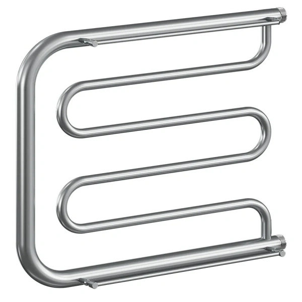 Полотенцесушитель водяной Ника Econ 50x80 см хром ПМ 50/80 (детальная фотография)