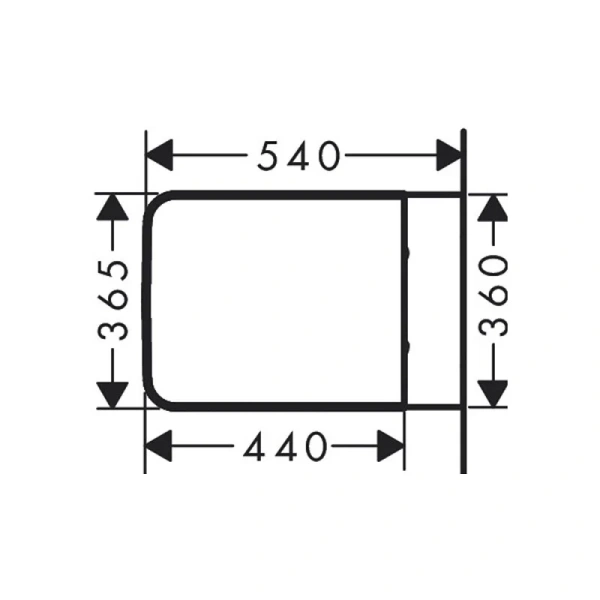 Унитаз подвесной Hansgrohe CreekTide Q белый 60203450 (детальная фотография), подвесные, встраиваемые