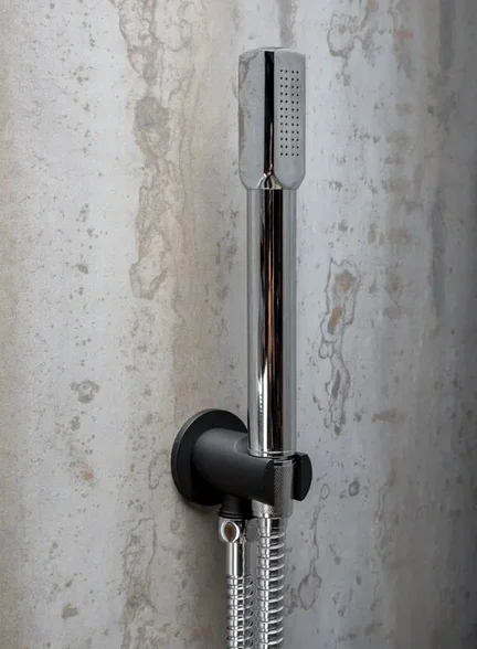 Душевой комплект Boheme Fusion черный/хром 130-BCR (детальная фотография), черные