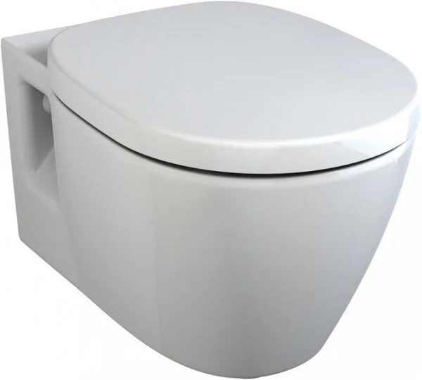 Унитаз подвесной Ideal Standard Connect белый, безободковый E814901 (детальная фотография), современные, hi-tech