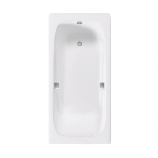 Ванна чугунная Delice Flex DLR230632R, 180 х 85 см, без покрытия, с отверстиями под ручки, без ручек, цвет белый (детальная фотография)