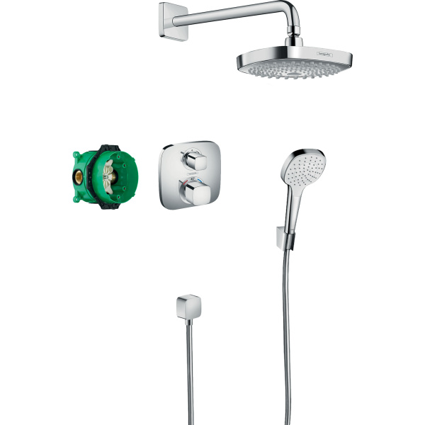 Душевой комплект Hansgrohe Croma Select E с внутренней частью 27294000 (детальная фотография)