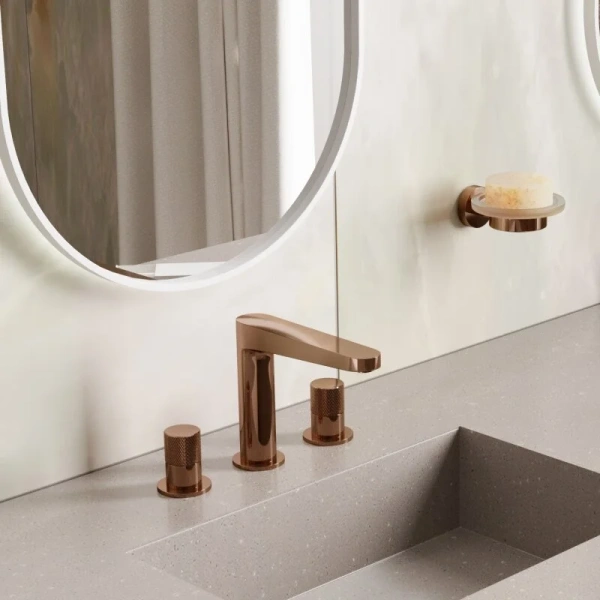 Смеситель для раковины WasserKRAFT Paar встраиваемый 8835 (детальная фотография), современные, hi-tech