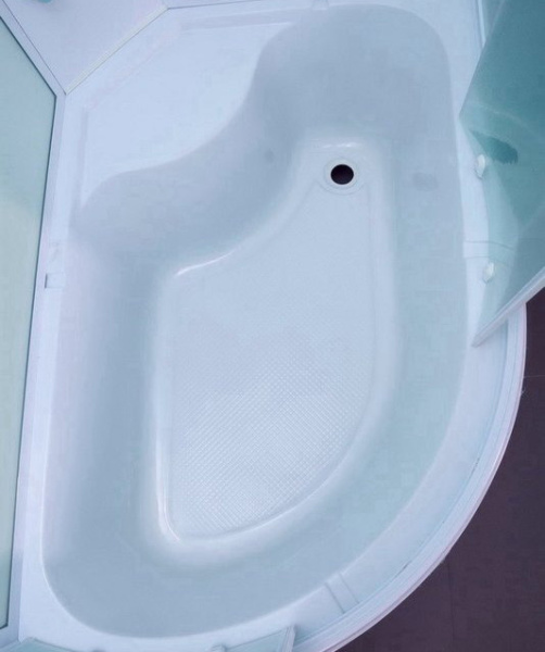 Душевая кабина Timo Eco TE-0720 120х80 см раздвижные двери (детальная фотография), с высоким, глубоким поддоном, глубокий поддон