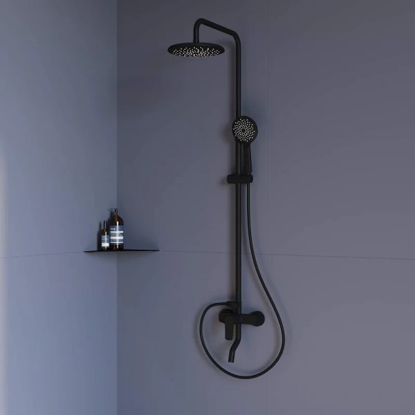 Душевая стойка RGW Shower Panels SP-25B черная 59140125-04 (детальная фотография)