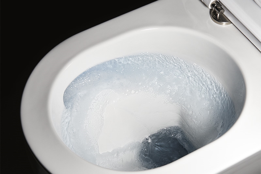 Унитаз подвесной Hatria Futura безободковый Y9BA01 (детальная фотография), современные, hi-tech, круглые