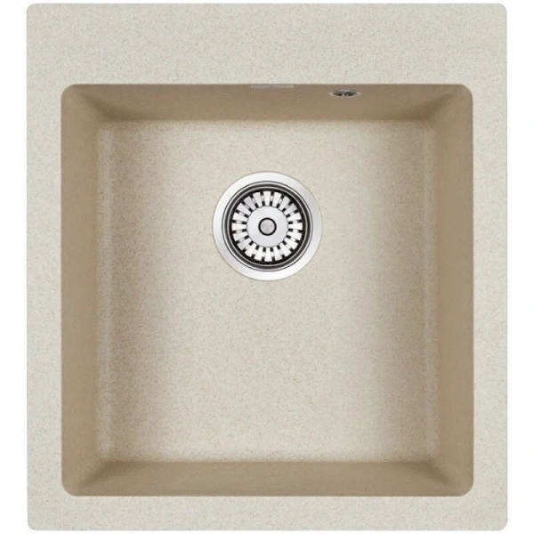 Мойка для кухни Paulmark Zemar 46 см бежевая PM104651-BE (детальная фотография)