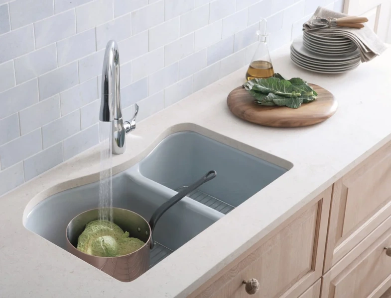 Смеситель для кухни Jacob Delafon Simplice однорычажный 596D-CP (детальная фотография), для кухни