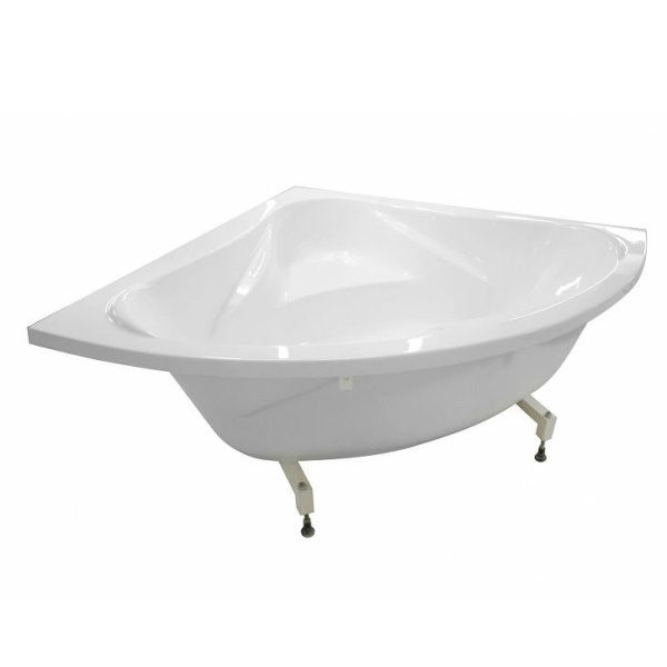 Ванна из литьевого мрамора Эстет Аврора 140x140 см белая матовая ФР-00014520 (детальная фотография), полукруглые