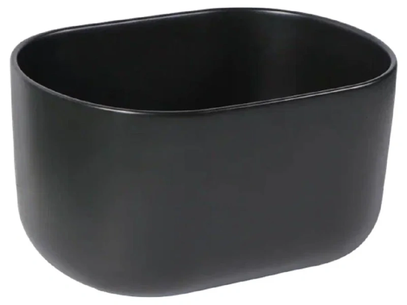 Раковина SantiLine 46 см черная SL-1113MB (детальная фотография)