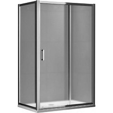 Душевой уголок Gemy Victoria 110x70 см профиль хром