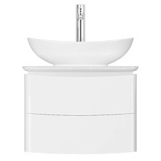 Тумба с раковиной подвесная Velvex Luna tpLUN.60-21.43 60 см с ящиками