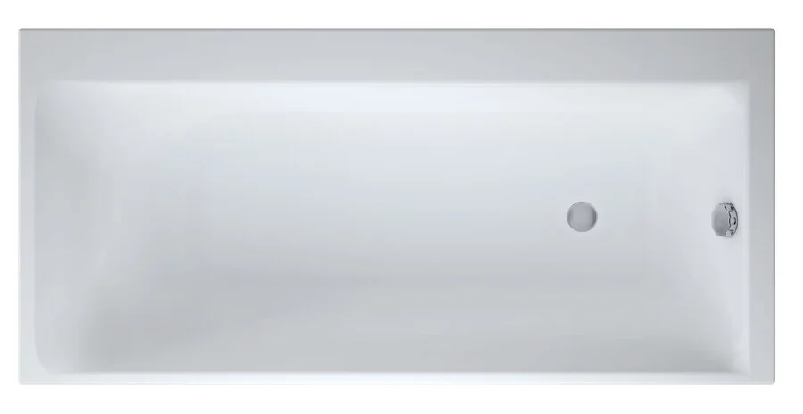 Ванна акриловая Cersanit Smart 170x80 см приставная, правая 63351 (детальная фотография)