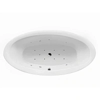 Ванна гидромассажная Excellent Lumina Relax 190 x 95 см, белый/хром, WAEX.LUM19.RELAX.CR