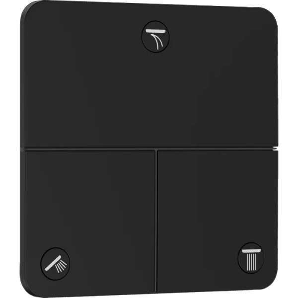 Переключатель потоков Hansgrohe Shower Select черный матовый 15587670 (детальная фотография)