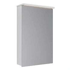 Зеркальный шкаф с подсветкой Lemark Zenon 50 см петли слева