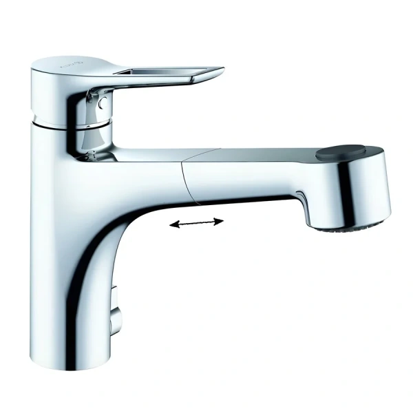 Смеситель для кухни Kludi Mix с переключателем 329450562 (детальная фотография)