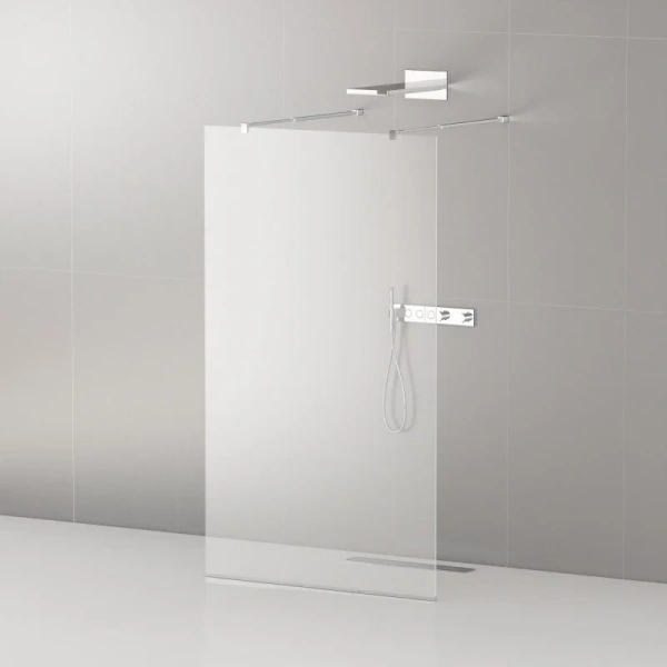 Душевая перегородка Cezares Liberta 140 см профиль хром LIBERTA-L-2-140-C-Cr (детальная фотография)