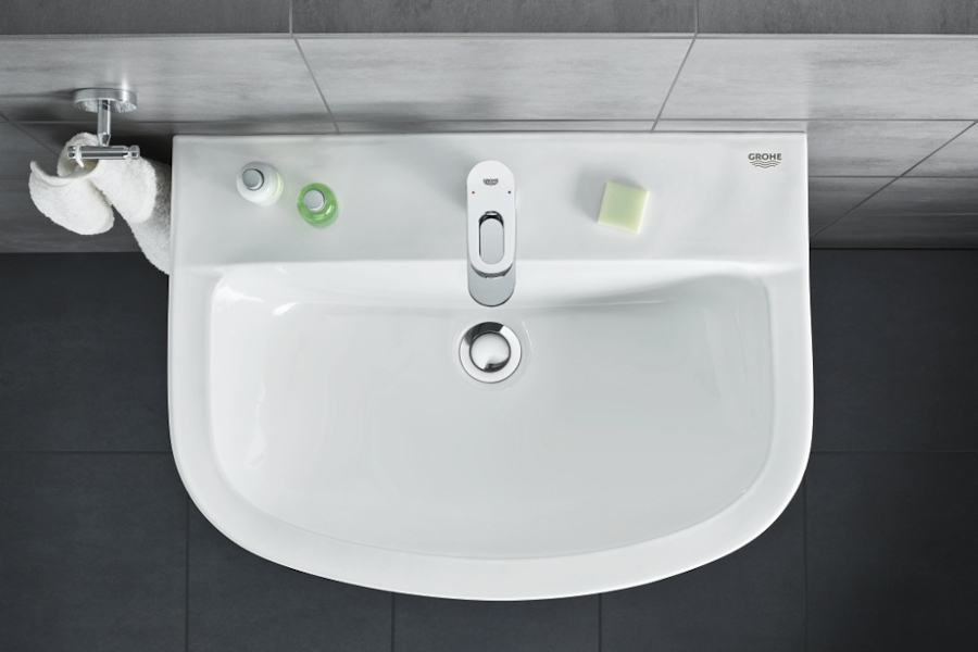 Смеситель для раковины Grohe BauLoop хром 23337000 (детальная фотография), для раковины