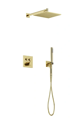 Душевой комплект Sancos Linn брашированное золото - фото 3