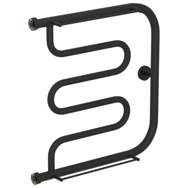 Полотенцесушитель водяной Сунержа Лира+ 50х50 см темный титан муар 15-4012-5050 (детальная фотография)