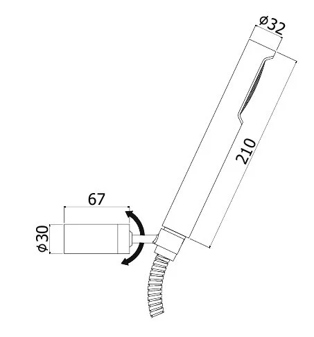 Душевой комплект Paffoni Birillo хром ZDUP036CR (детальная фотография), душевые комплекты, наборы