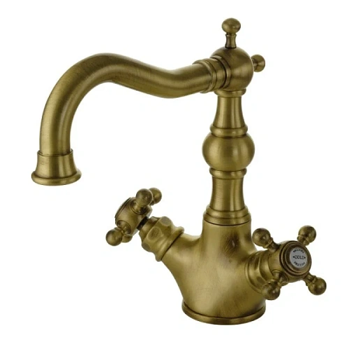 Смеситель для раковины Migliore Arcadia бронза - фото 2